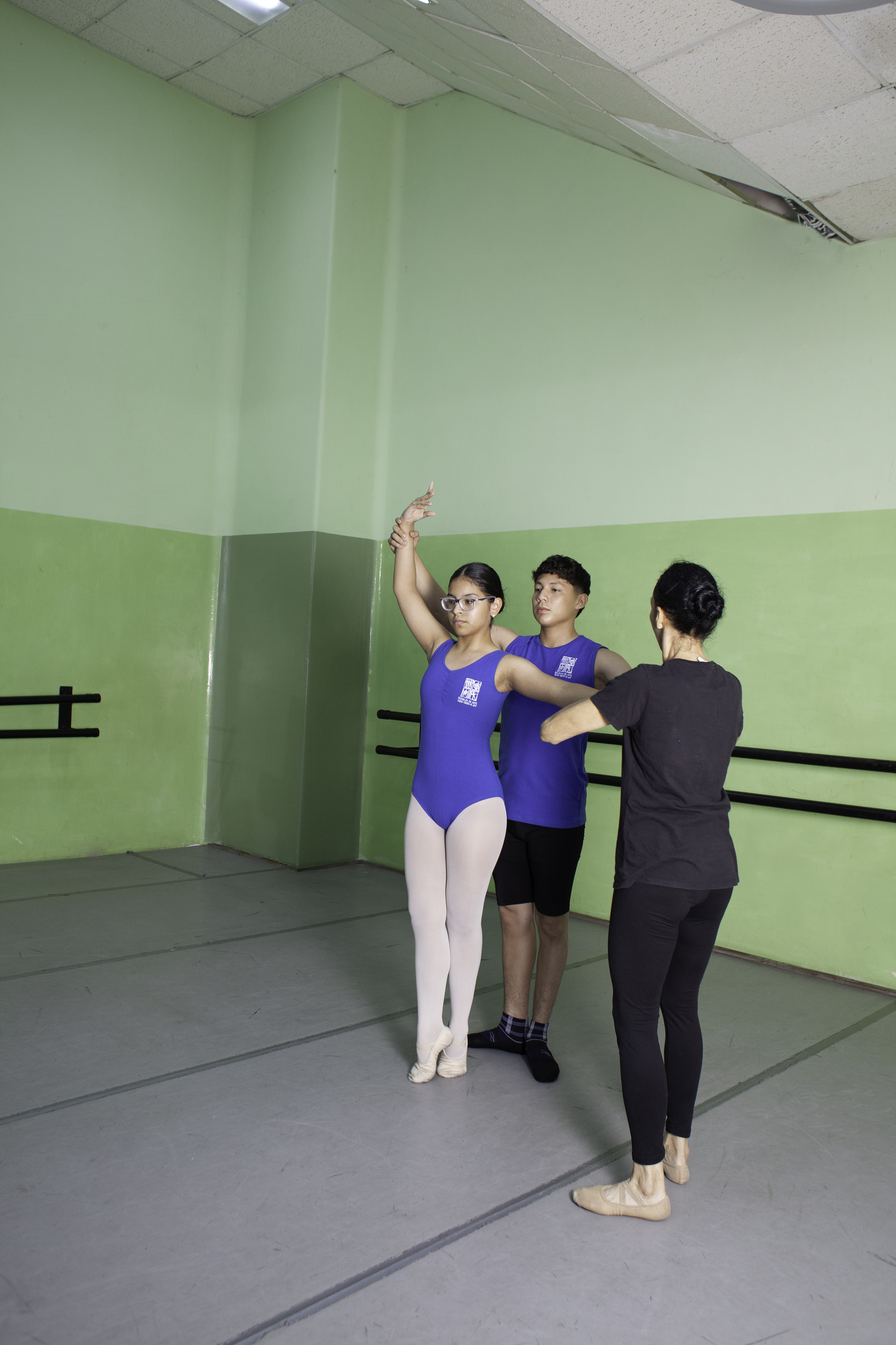 Children participating in arts programs